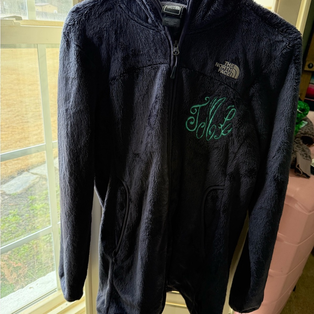 The North Face light navy / purple Fleece Jacket